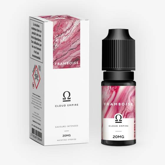 E-liquide Framboise Nic Salt Hybride 10 mL - Cloud Empire