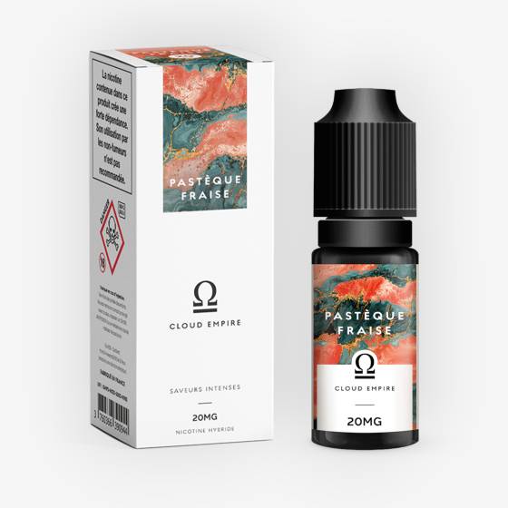 E-liquide Pastèque Fraise Nic Salt Hybride 10 mL - Cloud Empire