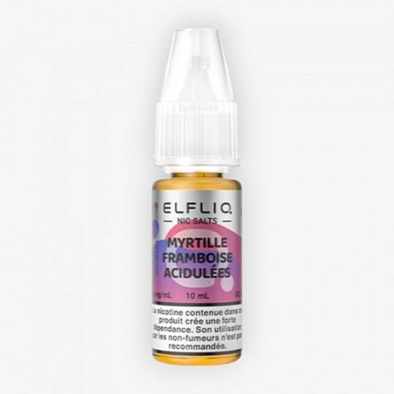 E-liquide Myrtille Framboisee 10 mL - Elfliq ElfBar