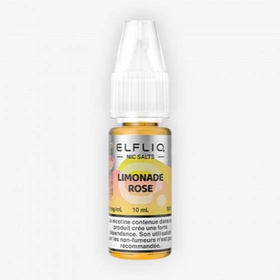 E-liquide Limonade Rose Nic Salt 10 mL - Elfliq ElfBar