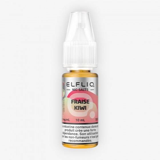 E-liquide Fraise Kiwi Nic Salt 10 mL - Elfliq Elfbar