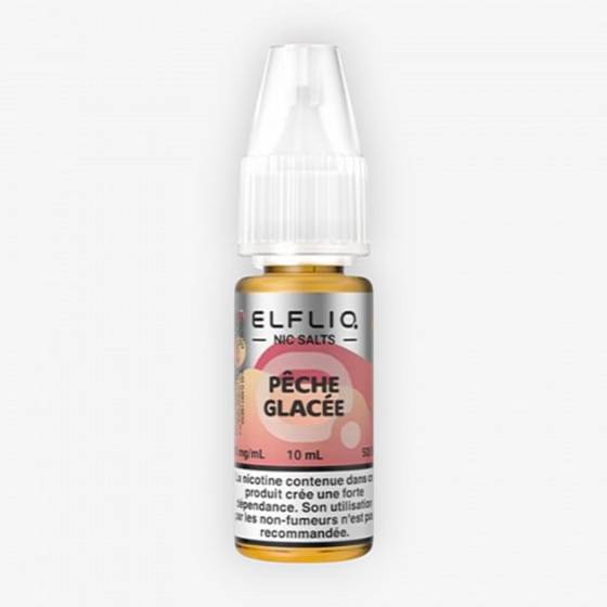 E-liquide Pêche Glacée Nic Salt 10 mL - Elfliq ElfBar