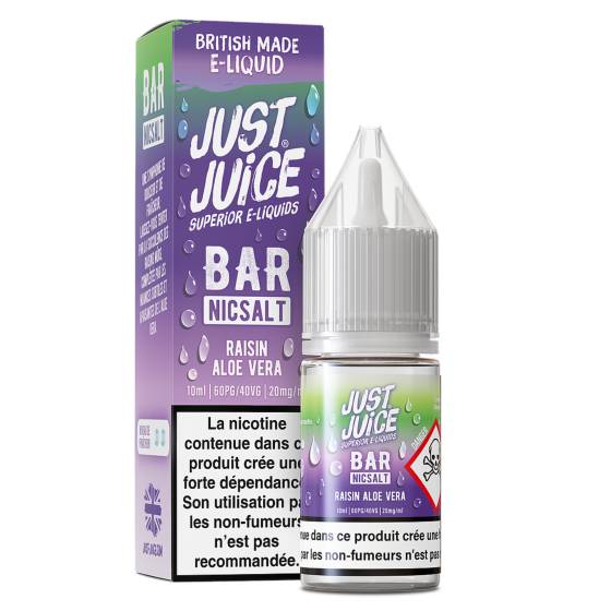 E-liquide Raisin Aloe Vera 10 mL - Bar Nicsalt Just Juice