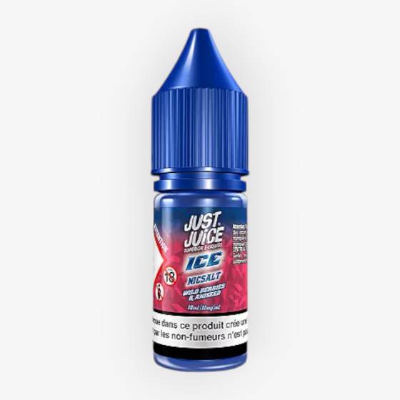 E-liquide Wild Berries & Aniseed Nic Salt Ice 10 mL - Just Juice