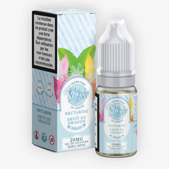 E-liquide Nectarine Fruit Du Dragon Frais Nic Salt 10 mL - Le Petit Verger Savourea