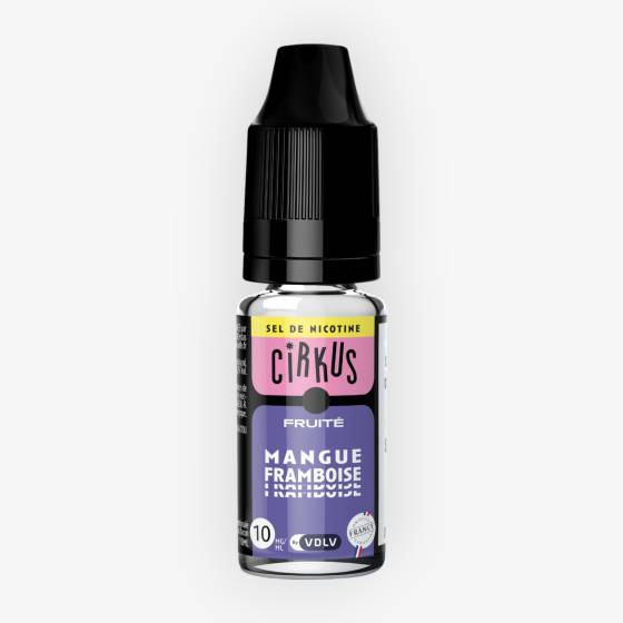 E-liquide Mangue Framboise Nic Salt 10 mL - Cirkus VDLV
