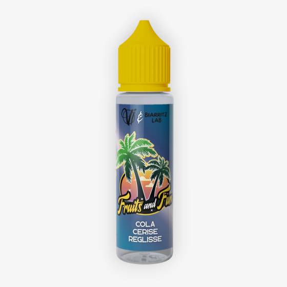 E-liquide Cola Cerise Réglisse 50 mL - Fruits And Sun Biarritz Lab