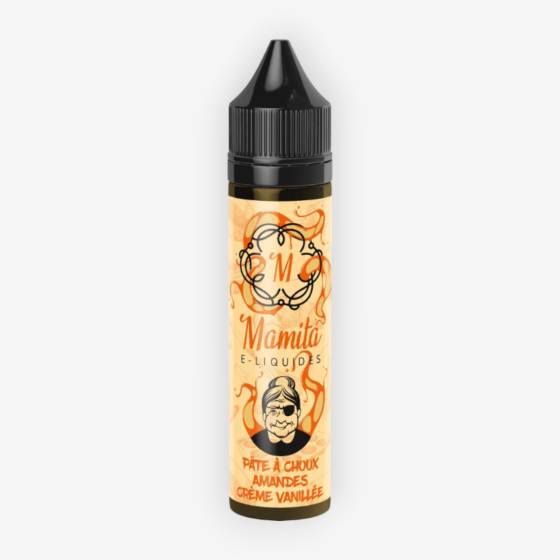 E-liquide Pâte à Choux Amandes Crème Vanillée 50 mL - Mamita Vape Institut