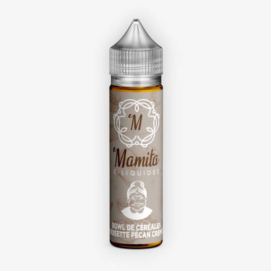 E-liquide Bowl De Céréales Noisette Pécan Crème 50 mL - Mamita Biarritz Lab