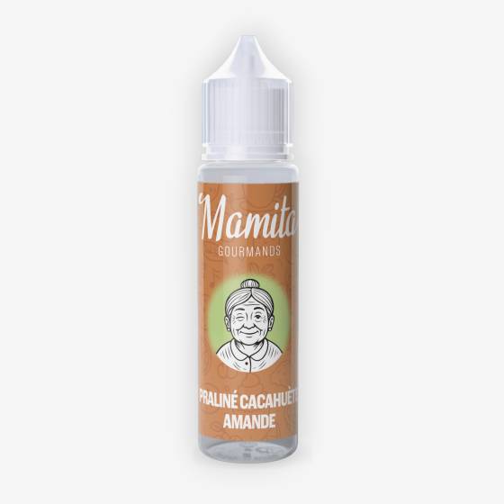 E-liquide Praliné Cacahuète Amande 50 mL - Mamita Le Labo Basque