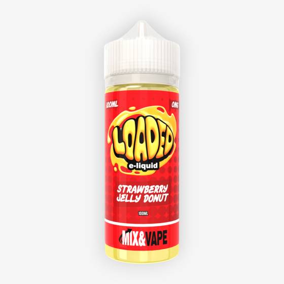 E-liquide Strawberry Jelly Donut 100 mL - Loaded Ruthless