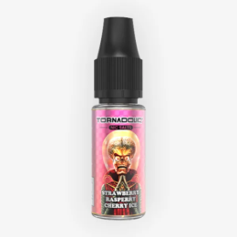 E-liquide Strawberry Raspberry Cherry Ice Nic Salts 10 mL - Tornadoliq Gobar