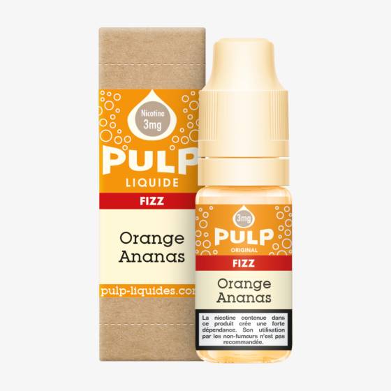 E-liquide Orange Ananas Fizz 10 mL - Pulp