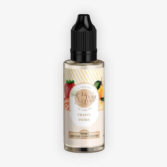 Concentré Fraise Poire 30 mL - Le Petit Verger