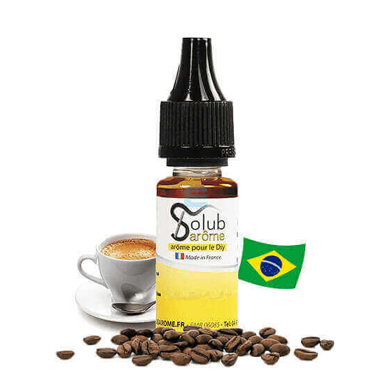 Arôme Café Brésil Noir 10 mL - Solubarome Arôme Café Brésil Noir 10 mL - Solubarome