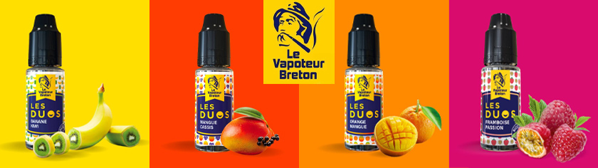 E-liquide Les Duos Le Vapoteur Breton