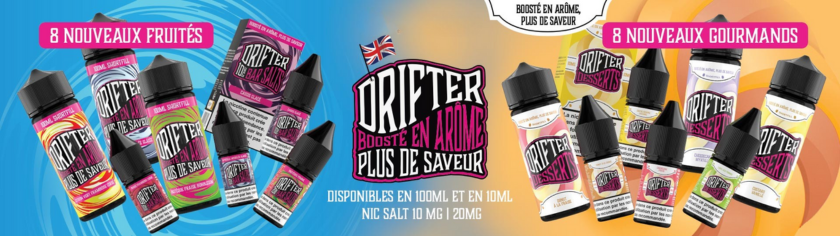 e-liquides drifter 100 ml