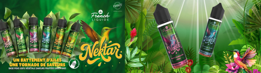 E-liquides Nektar par Le French Liquide