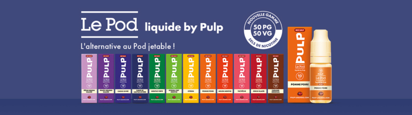 E-liquides Pulp le pod