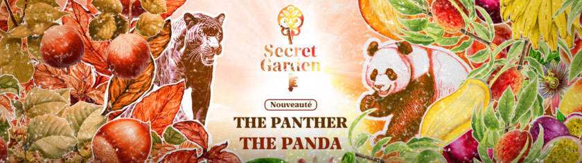 arômes DIY secret garden panda panther