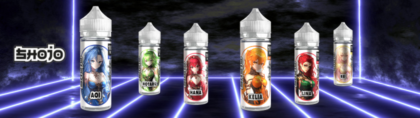 gamme de e-liquides 100 ml shojo