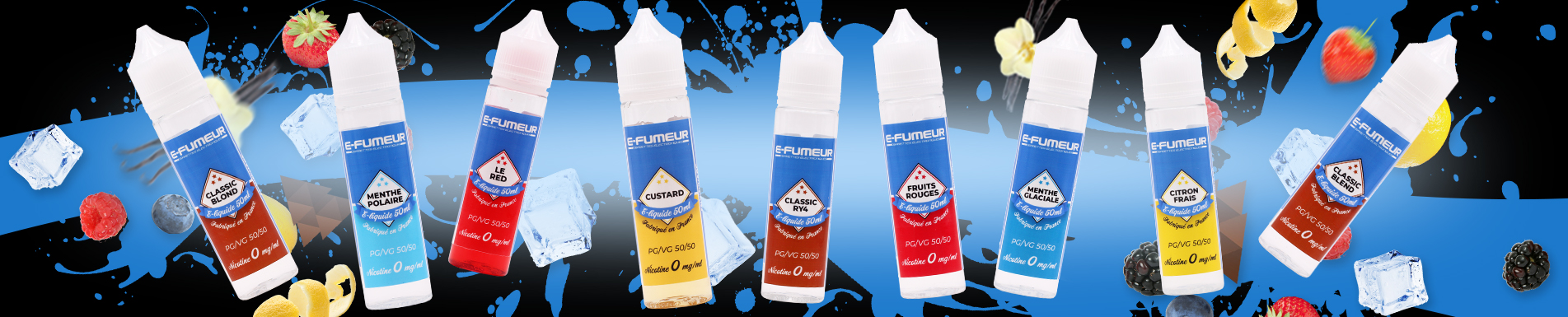 E-liquides E-Fumeur Mix'n'Vape 50 mL