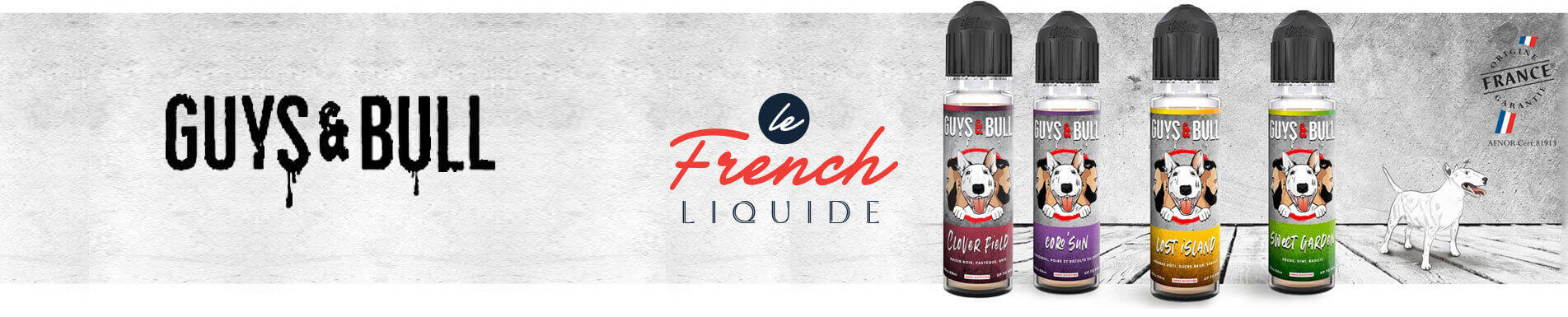 E-liquide Guys & Bull Le French Liquid Mix'n'Vape