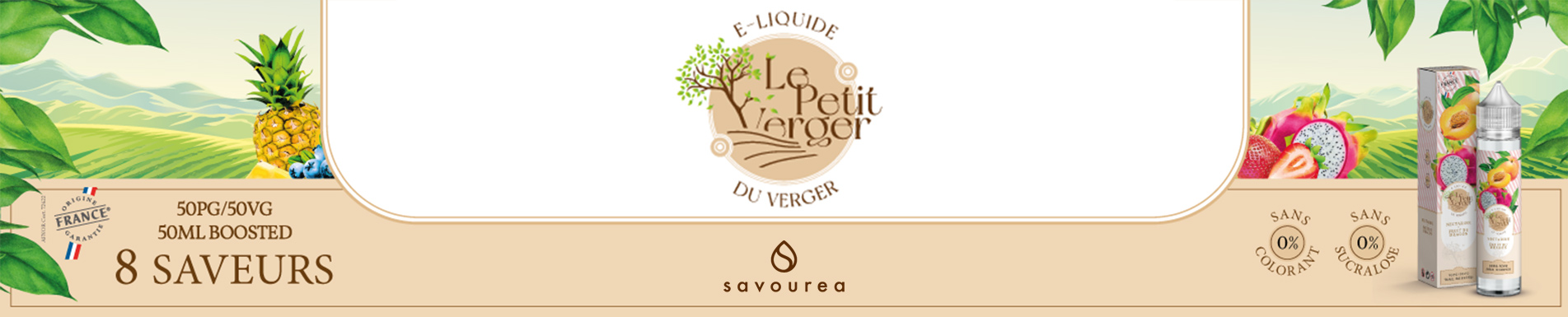 E-liquides Le Petit Verger par Savourea