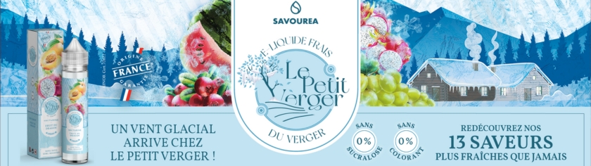 E-liquides Le Petit Verger frais par Savourea