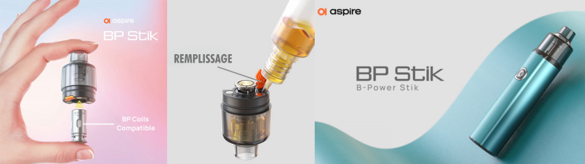 cartouche bp stik aspire