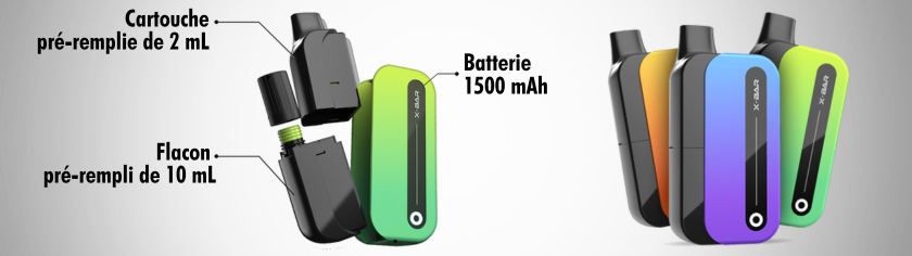 elements du pod cub-x du fabricant x-bar