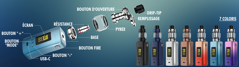 kit gen 200 itank 2 vaporesso specs