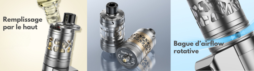 nautilus 3sr zelos m801 aspire