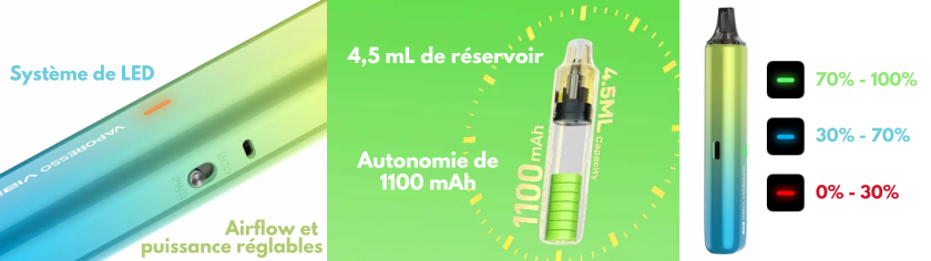 specs vibe se vaporesso