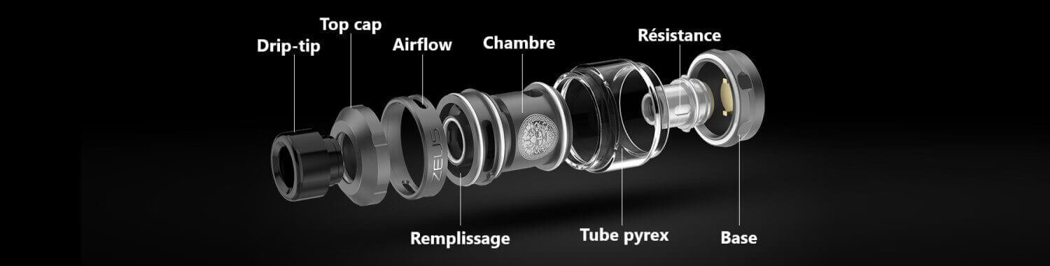 Détails clearo Zeus Sub Ohm Tank GeekVape