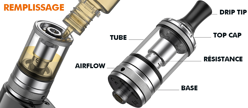 Caractéristiques clearomiseur Nautilus Nano Aspire