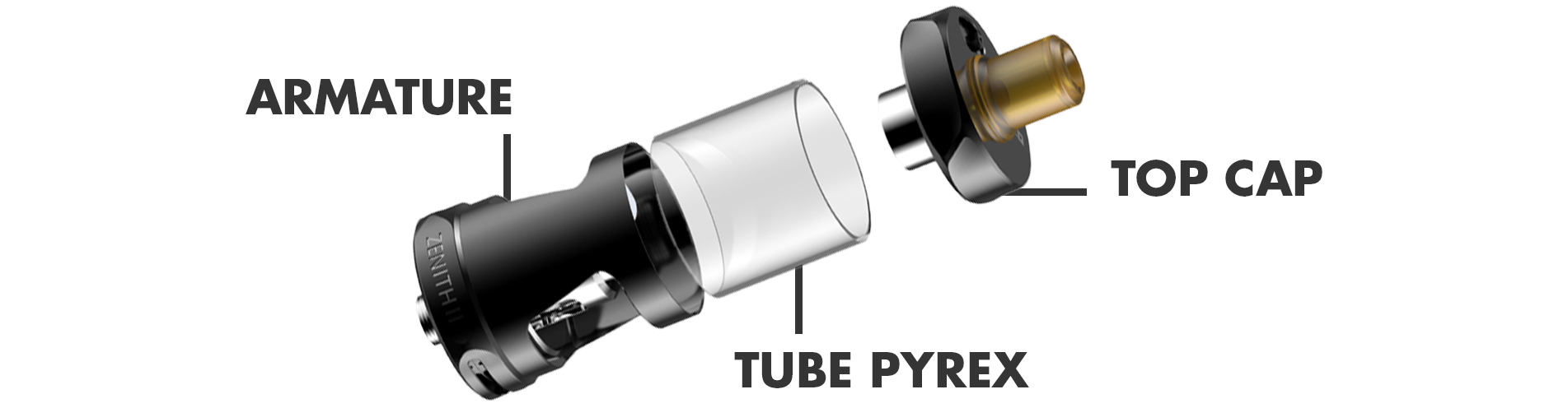 Tube pyrex Zenith II Innokin