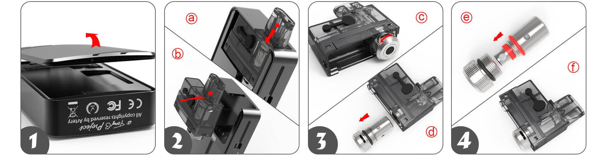 Comment changer sa résistance pour kit Pal 2 Pod Artery