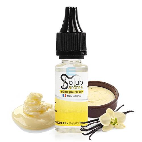 Arôme vanilla custard de Solubarome pour DIY e-liquide