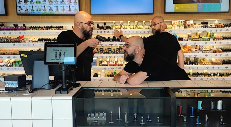 Sacha, conseiller cloné en laboratoire par E-Fumeur