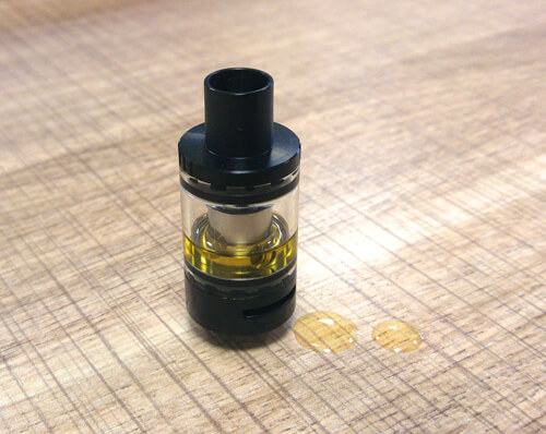 Fuites de e-liquide depuis un clearomiseur