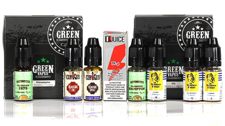 E-liquides Green Vapes