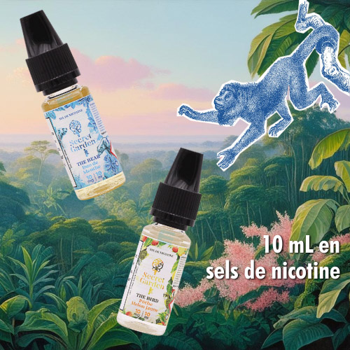 e-liquides secret garden sels de nicotine