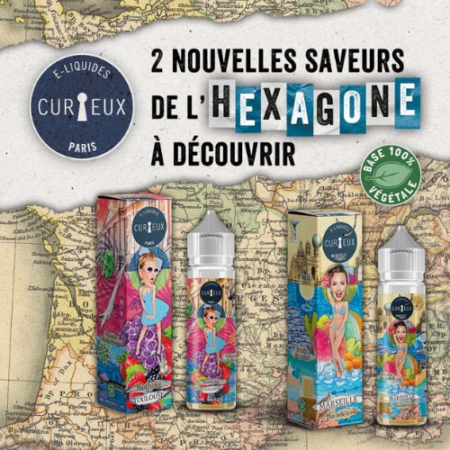 hexagone curieux e-liquides