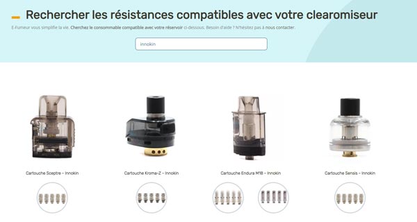 screen recherche avancée resistances