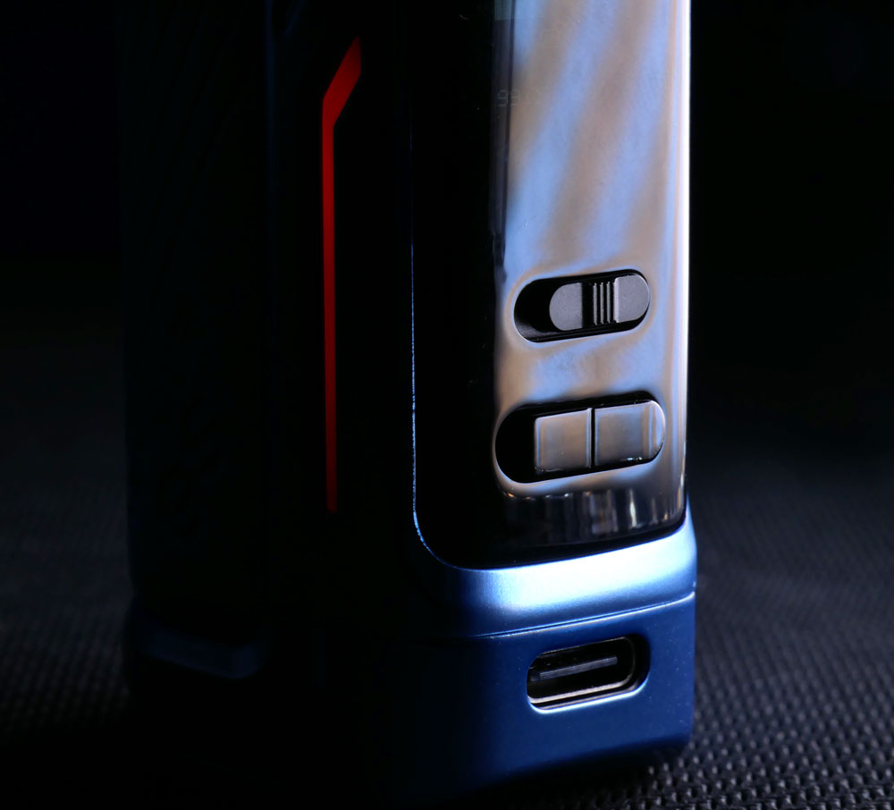 pod Armour G de Vaporesso boutons de réglages