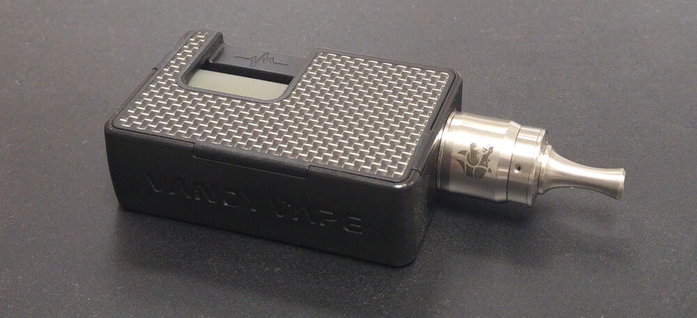 Dripper Ammit MTL RDA monté sur box BF Pulse 80W