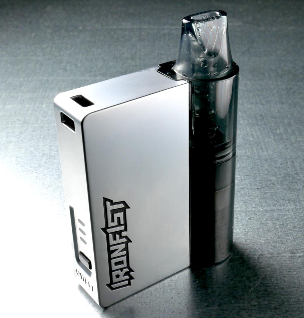 pod caliburn ironfist l uwell vu de coté