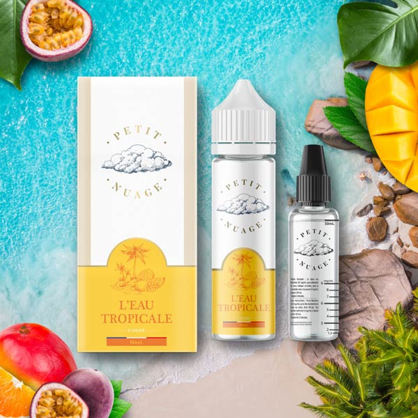 e-liquide l'eau tropicale