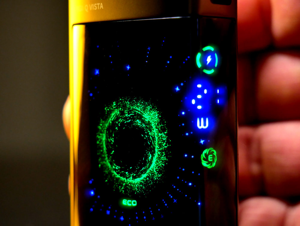 L'écran incurvé du Digi Q Vista